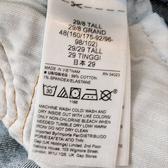 NWT Gap Women's High Rise Cheeky Short Size 8 Tall - Picture 5 of 7